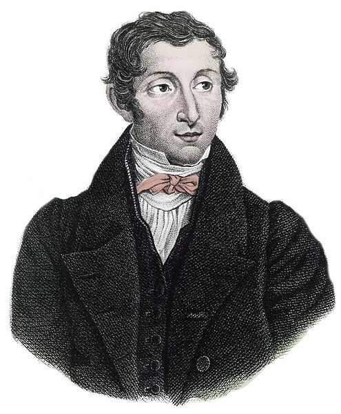 Portrait of Rene Caillie - English explorer - Portrait of Rene Caillie (1799 -1838