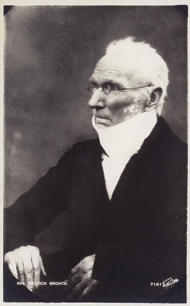 Portrait of Reverend Patrick Bronte (b  /  w photo)