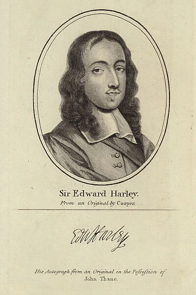Portrait of Sir Edward Harley (engraving)