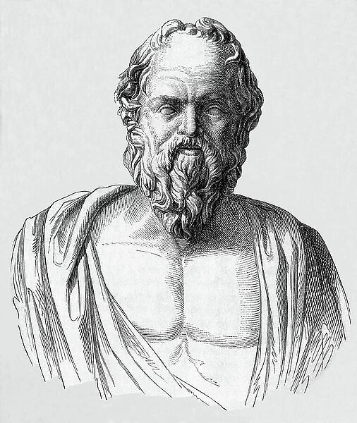 Portrait of Socrates (engraving)