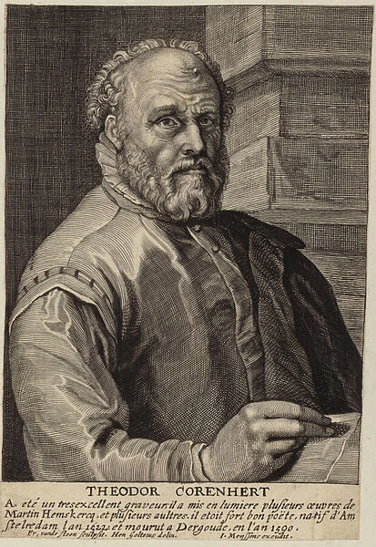 Portrait of Theodore Cornhert (engraving)