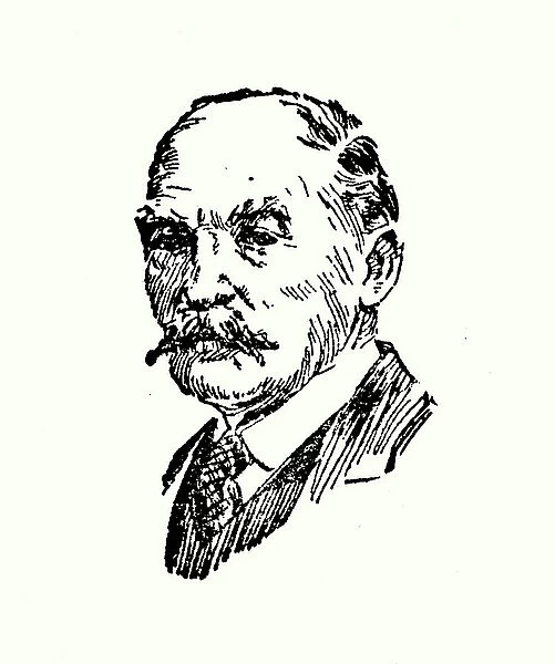 Portrait of Thomas Hardy (litho)