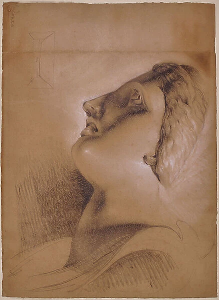 Portrait of a Woman, 18th century (Charcoal, Chalk)
