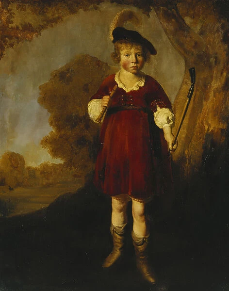 Portrait of a Young Boy as a Shepherd, Standing Full Length