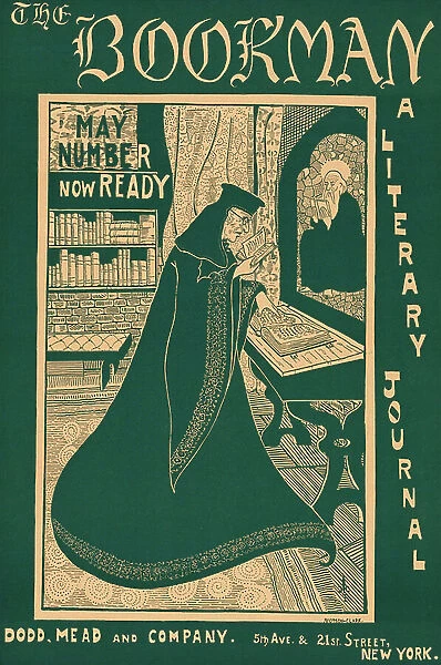 Poster for an edition of The Bookman, 1895 (print)