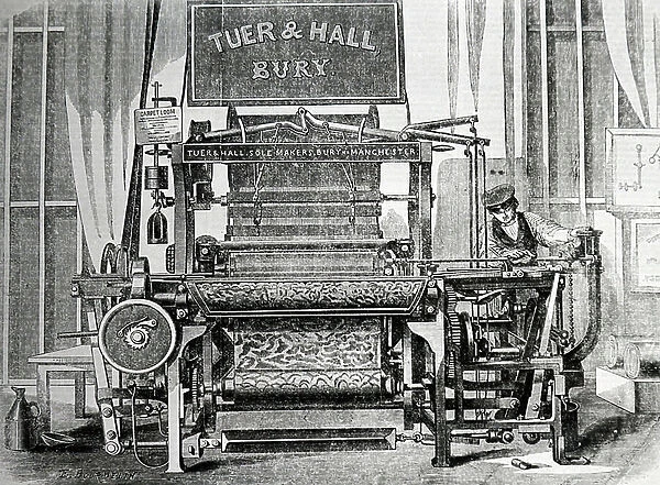 Power loom, 1862