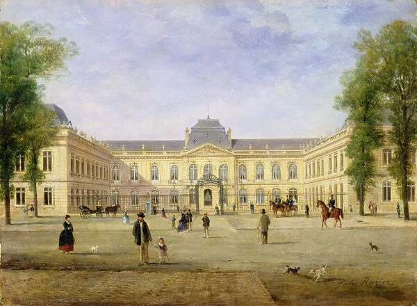 The Prefecture of Versailles (oil on board)