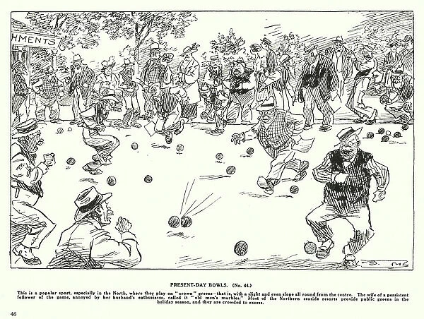 Present-day Bowls (litho)