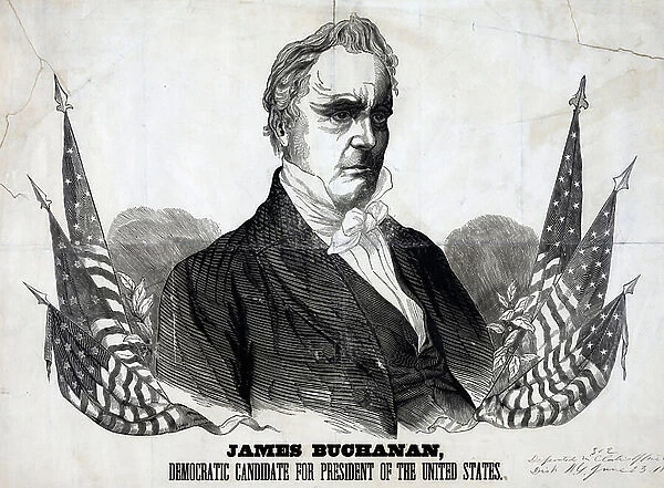 President James Buchanan, 1856