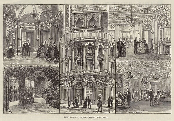 The Princes Theatre, Coventry-Street (engraving)