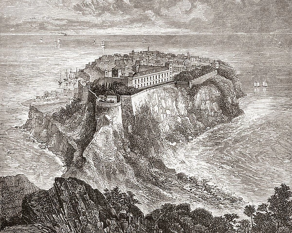 Principality of Monaco in the late 19th century, from Italian Pictures