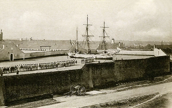 The prison colony of Belle-Ile-en-Mer, c.1900-10s (postcard)