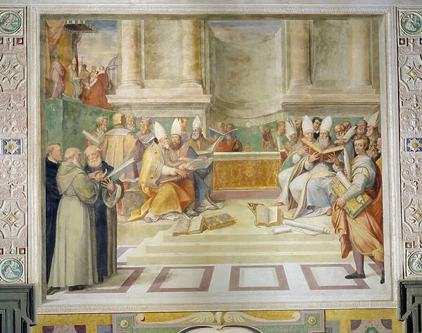 Proclamation of the Council of Trent in 1546 to reform the Christian discipline