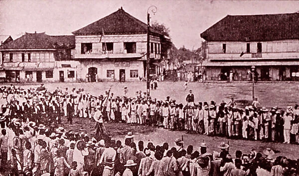 The Proclamation of Philippine Independence in the Square in Malolos