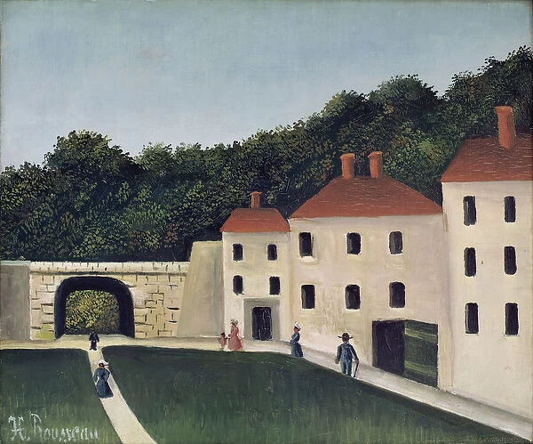 Promeneurs dans un Parc, 1908 (oil on canvas)