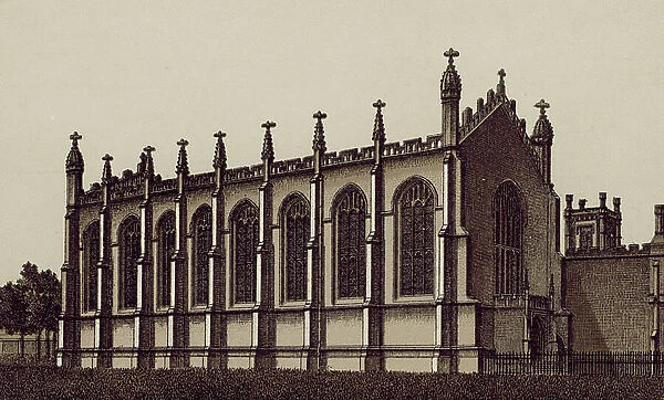 The Proprietary College Chapel, Cheltenham (litho)