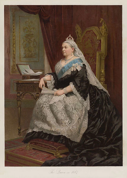 The Queen in 1887 (chromolitho)