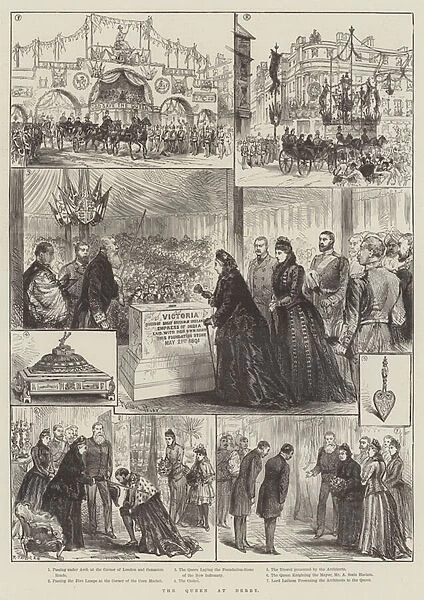 The Queen at Derby (engraving)