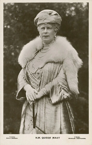 Queen Mary, consort of King George V (b  /  w photo)