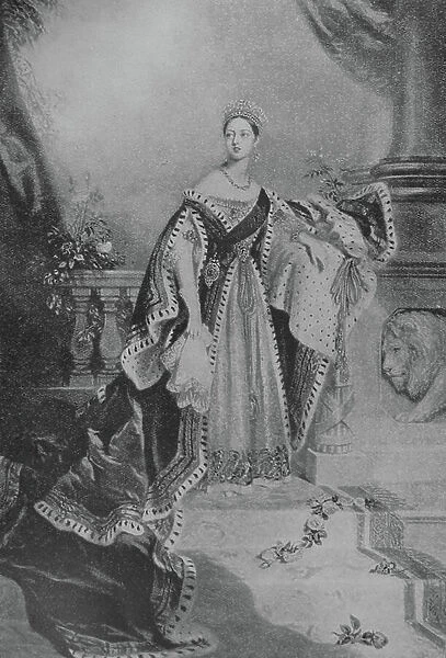 Queen Victoria in her Coronation Roses