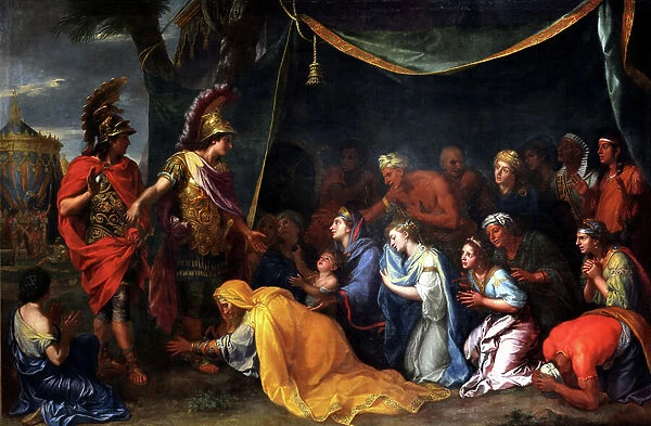 The Queens of Persia at the feet of Alexander, also called The Tent of Darius, c. 1660 (oil on canvas)