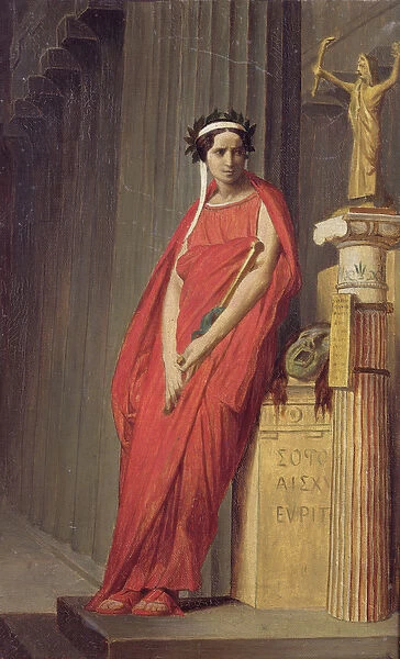 Rachel (1821-58) (oil on canvas)