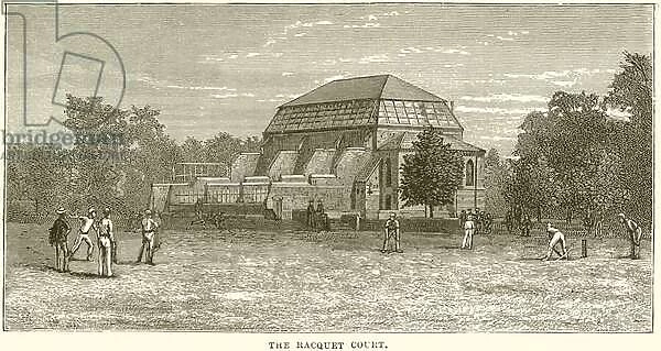 The Racquet Court (engraving)