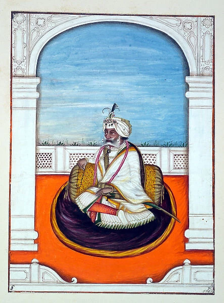 Rajah Gulab Singh, from The Kingdom of the Punjab, its Rulers and Chiefs