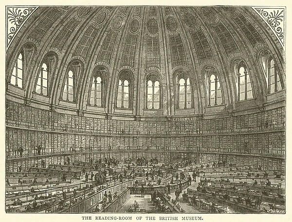 The Reading-Room of the British Museum (engraving)