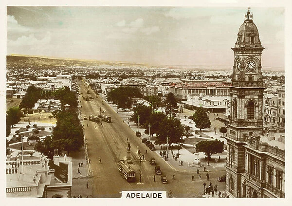 Real Photographs, c.1939: Adelaide (coloured photo)