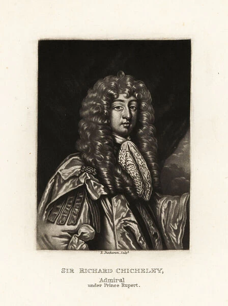 Rear Admiral Sir John Chicheley, c. 1640-1691. 1814 (engraving)