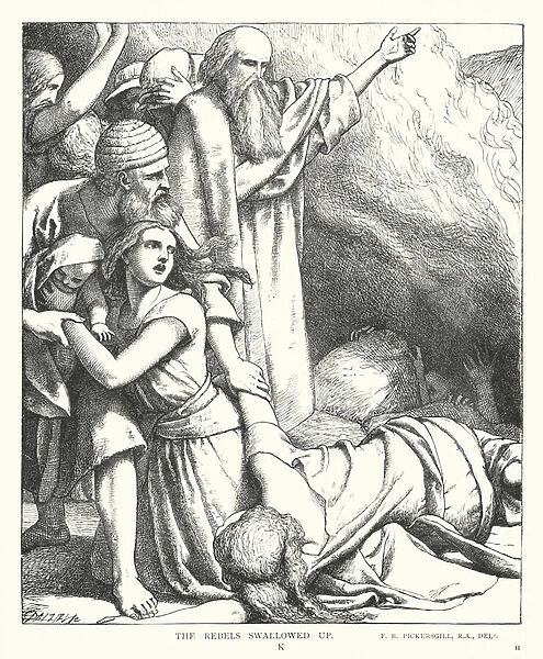 The Rebels swallowed up (engraving)