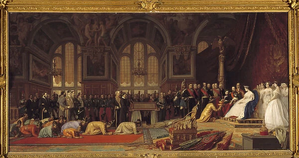 Reception of Siam Ambassadors by Napoleon III and Impress Eugenie