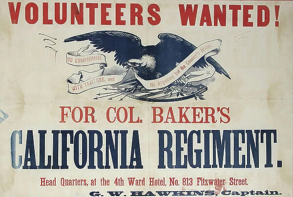Recruiting Poster for the 71st Pennsylvania Volunteers
