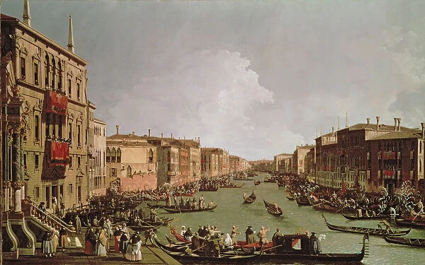 A Regatta on the Grand Canal, c. 1735 (oil on canvas)