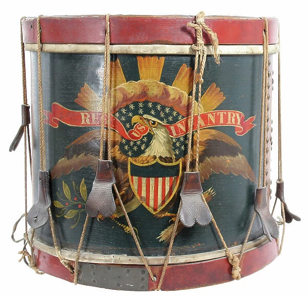 Regulation Eagle Drum Carried By The 27th Massachusetts Regiments