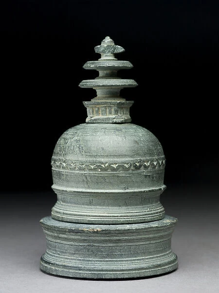 Reliquary in the Form of a Stupa (green schist)