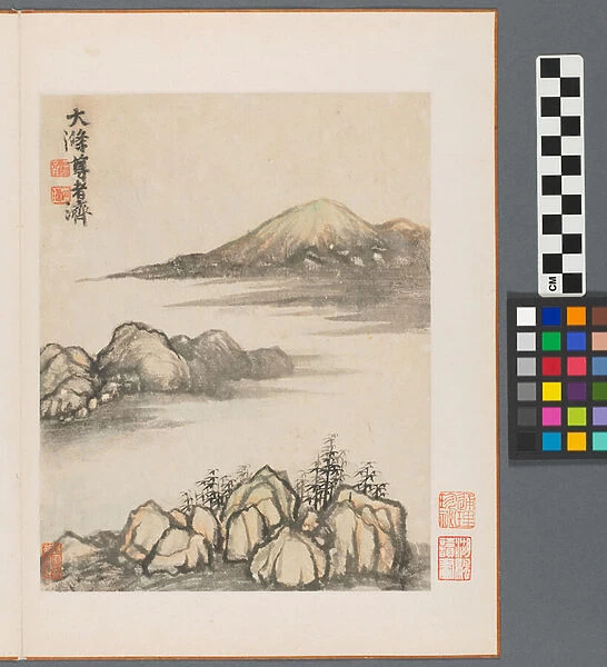 Reminiscences of the Qinhuai River, Qing Dynasty (ink & colour on paper)