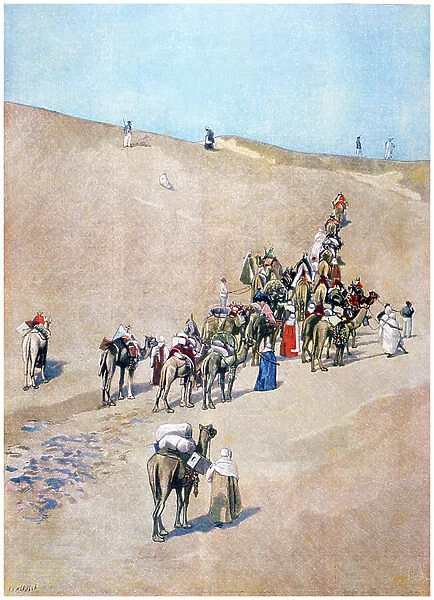 Return of Colonel Marchand with French expeditionary forces to Fashoda, 1898