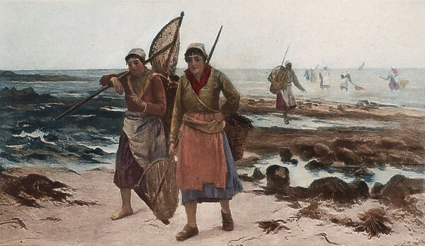 The Return of the Flisherwomen (colour photogravure)