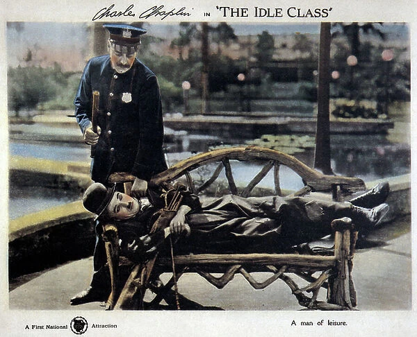 Rich and Tramps (original title 'The Idle Class'), 1921 (poster)