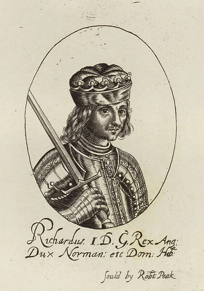 Richard I, King of England (engraving)