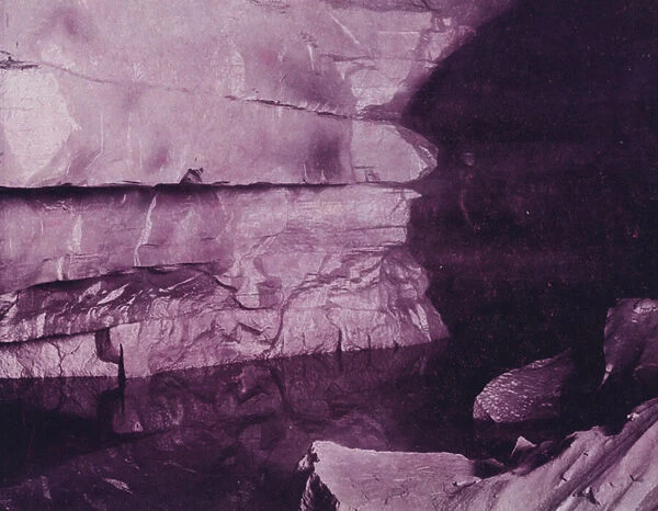 The River Styx, Mammoth Cave, Kentucky (b  /  w photo)