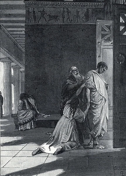 Roman Antiquite: The departure of the Roman consul Marcus Atilius Regulus (256 BC) for Carthage during the First Punic War (Attilius Regulus's departure for Carthage in 256 BC)