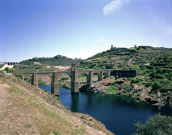 Roman Bridge constructed by C. Julius Lacer, c.105 AD (photo)