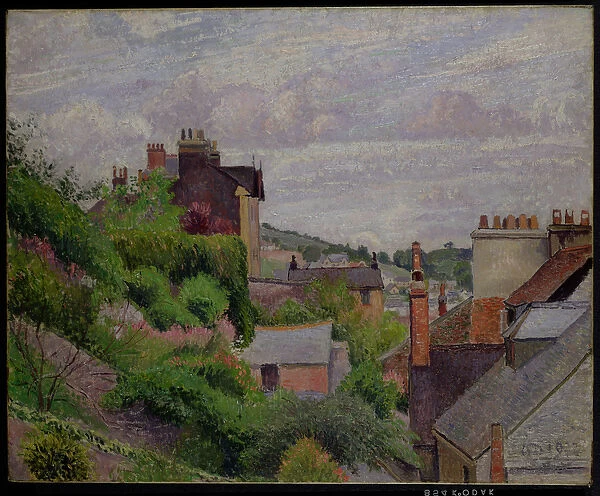 The Roofs of Dartmouth, 1922 (oil on canvas)