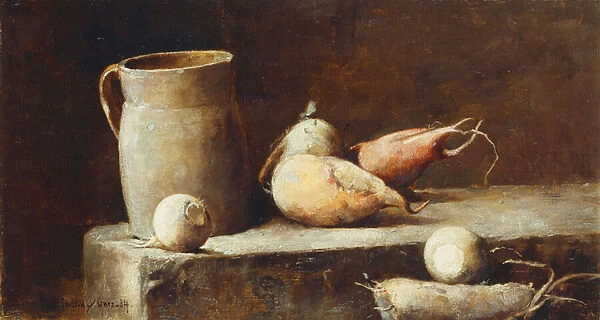 The Root Cellar, 1884 (oil on canvas)