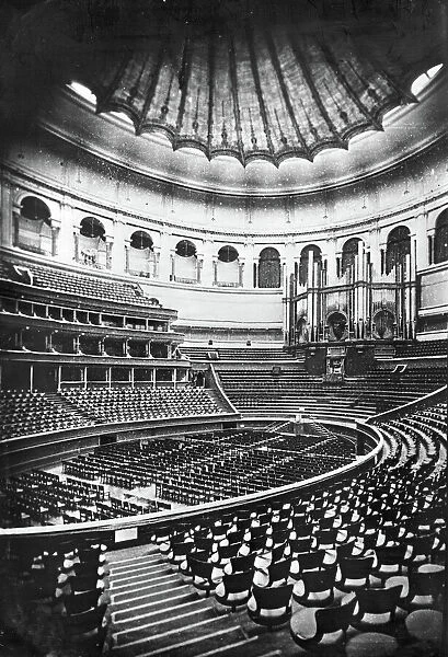 The Royal Albert Hall, London, c. 1880s (b  /  w photo)