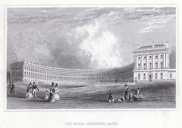 The Royal Crescent, Bath (engraving)