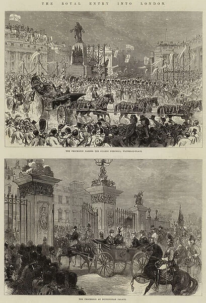The Royal Entry into London (engraving)